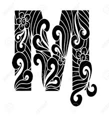E, f, h, i, l, t, v, w, x, k, m, n, y, . Stylized Alphabet Letter M In Doodle Style Hand Drawn Sketch Font Vector Illustration For Coloring Page Makhendas Or Decoration Royalty Free Cliparts Vectors And Stock Illustration Image 95294452