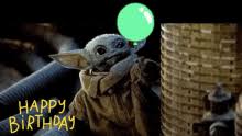 Joyeux anniversaire star wars yoda. Happy Baby Yoda Gifs Tenor