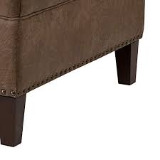 Check spelling or type a new query. Madison Park Square Tufted Large Faux Leather All Foam Wood Frame Brown Cocktail Ottoman Modern Design Coffee Table Farmhouse Goals