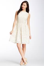 Isaac Mizrahi Sleeveless Lace Dress With Beaded Waistline For Rehearsal Sleeveless Lace Dress Pretty Dresses Dresses