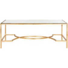 The structure of the zora brings refined minimalist style to any interior and is a great addition for modern and contemporary decor. Inga Coffee Table Gold Glass Safavieh Target