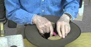 Putting A Long Oval In Fur Felt Hats David Morgan Presents Akubra Youtube Sewing Hats Felt Hat Hat Making