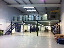 Warehouse Storage Mezzanine Floors Are The Quickest And Cheapest Way To Gain Additional Spa Warehouse Office Design Warehouse Design Commercial Office Design