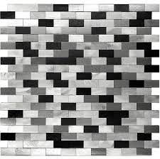 Check spelling or type a new query. In Stock 3d Metal Aluminum Black White Gray Mosaic Kitchen Backsplash Tile Modern Mosaic Tile By Backsplash Houzz