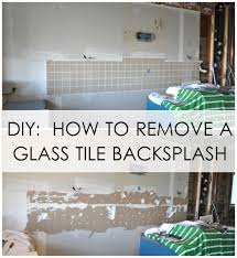 If all else fails you can cut the sheetrock out and replace the pieces you remove. Broken Glass Backsplash Whaciendobuenasmigas