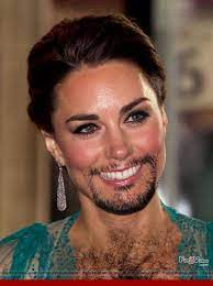 Hormones won't really help with other masculine aspects such as a longer chin, wide jaw, large nose, brow ridge, thin lips, facial hair etc.if they apply. Kate Middleton 24 Hilarious Female Celebrities With Beard Photos