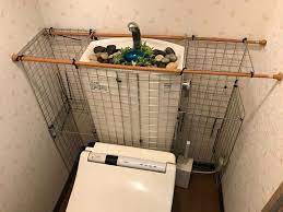 ダイソーの材料で タンクレス風トイレに挑戦 トイレタンク 隠す トイレ おしゃれ 100均 トイレ