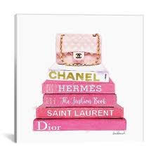 A book for any occasion! Icanvas Pink Fashion Books With A Pink Bag By Amanda Greenwood Canvas Wall Art Gre62 1pc3 12x12 The Home Depot