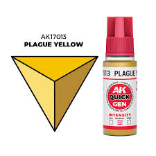 AK-Interactive: Quick Gen Acrylic Contrast - Plague Yellow 18 ml