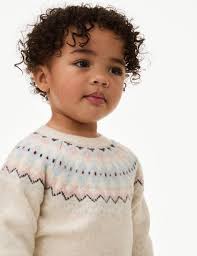 2pc Fair Isle Knitted Outfit (0-3 Yrs)