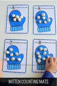 Winter Themed 1 10 Counting Activities Winter Activities Preschool Winter Math Activities Math Activities Preschool