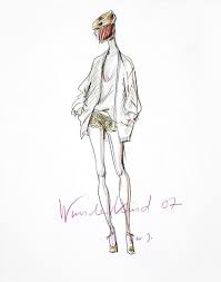 Love The Way This Is Drawn Wolfgang Joop Fashion Drawings 5 Fashion Drawing Fashion Design Drawings Fashion Sketches