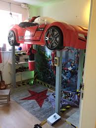 Autobett Umbau Zum Hochbett Kinder Zimmer Etagenbett Kinder Hochbett Kinder