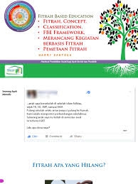 Semoga menjadi ilmu yang bermanfaat dan berkah juga diridloi allah. Fitrah Concept Classification Fbe Framework Pemetaan Fitrah Kegiatan Berbasis Fitrah