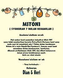Ucapan kotak nasi 7 bulanan doc. Template Ucapan 7 Bulanan