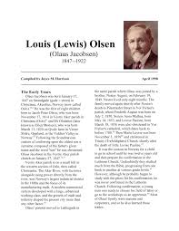 Louis (Lewis) Olsen