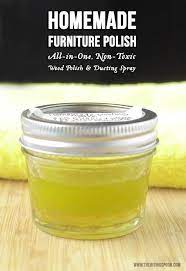 Homemade Furniture Polish Doubles As Dusting Spray Too Homemade Furniture Polish Diy Furniture Polish Homemade Furniture