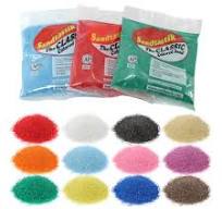 Classic 1 lb Rainbow Colored Play Sand 12 Color Assortment