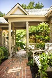 Space Between House And Detached Garage Someday I Want Our Side Yard To Look Like This House Exterior Traditional Exterior Exterior Design