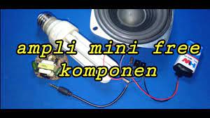 Cara membuat ampli ¦ cara membuat amplifier dari lampu bekas ¦ amplifier dari charger bekasподробнее. Ampli Mini Free Komponen Bekas Lampu Youtube