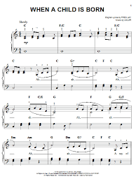 When A Child Is Born Sheet Music For Piano Google Search Sheet Music Piano Sheet Music Electric Piano