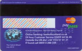 The bank of scotland plc is a commercial and clearing bank based in edinburgh, scotland. Bank Card Bank Of Scotland Bank Of Scotland United Kingdom Of Great Britain Northern Ireland Col Gb Mc 0089