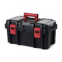 Hyper Tough 16-inch Toolbox, Plastic Tool and Hardware Storage ...