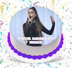 Don't judge a book by its cover. Ariana Grande Edible Image Cake Topper Personalized Birthday Sheet Decoration Custom Party Frosting Transfer Fondant Partycreationz