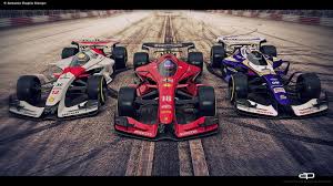 Formula 1 Vision Concept 2025 By Antonio Paglia Design Racing Race Cars Fantasy Cars