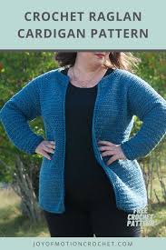 Crochet Raglan Cardigan Pattern