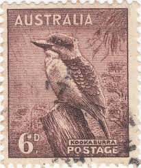 Kookaburra Vintage Postage Stamps Vintage Postage Rare Stamps