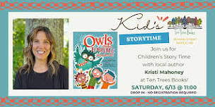 “Owls Make Terrible Teachers” Storytime with Author Kristi Mahoney