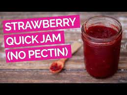 Strawberry Quick Jam No Pectin Jam Recipes Homemade Jam Jam