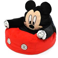 Mickey Mouse Character Figural Toddler Bean Chair Walmart Com Toddler Bean Bag Chair Mickey Mouse Room Mickey Mouse Room Decor