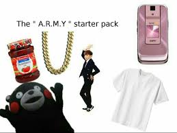 The A R M Y Starter Pack Starter Packs Meme Bts Bangtan Boy Bts Memes