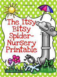 Itsy Bitsy Spider Free Printable Rhyming Activities Preschool Itsy Bitsy Spider Nursery Rhymes Preschool