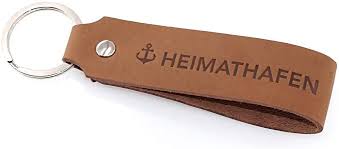 festland design schlusselanhanger leder mit gravur heimathafen und anker geschenk fur frauen schlusselanhanger leder schlusselanhanger geschenke fur frauen