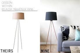Sarah M Dorsey Designs Knocktoberfest Tripod Floor Lamp Diy Floor Lamp Tripod Floor Lamps Floor Lamp Design