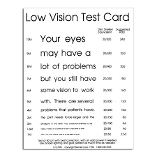 Reading Chart For Reading Glasses Reading Eye Chart Printout