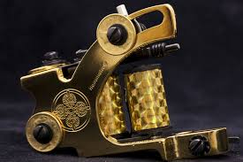 Black And Gold Tattoo Machine Goldenmatic 24ct Gold Rollomatic Edition Tattoo Supplies Street Tattoo Tattoo Machine