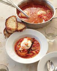 This Hearty Soup Makes A Satisfying Meal At Any Time Of Year And The Poached Eggs Are A Valuable Source Of Meatless Protein Recipes Poached Egg Recipe Food
