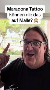 Mein Diego Tattoo 😀 #killermichel #maradona🇦🇷 #malle