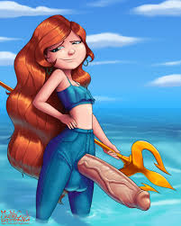 Rule 34 - 1futa Balls Big Cock Breasts Brown Hair Chelsea (ruby Gillman)  Clothed Clothing Erection Flat Chest Futa Only Futanari Huge Cock Human  Light-skinned Futanari Light Skin Long Hair Mermaid Mightycock