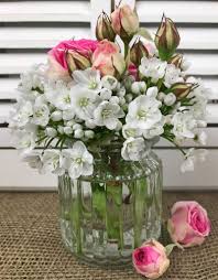 Verzweigte Rosen Rosen Schone Blumen Blumen Aquarell