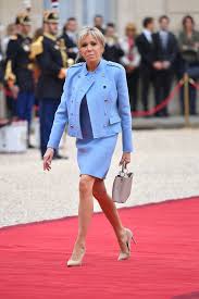 An arbiter of french style, macron can rock a leather jacket with as much gusto as a tailored blazer. France S First Lady Brigitte Macron Has A Style Trick To Look Younger Fitforhealth News