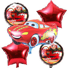He's loving race cars right now, so it made an easy theme. Party Propz Theme Car Theme Foil Balloon Bouquet Set Of 5 Car Party Decoration Car Party Supplly Buy Online In Angola At Angola Desertcart Com Productid 64779167