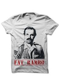 Jim Hopper Fat Rambo White T Shirt
