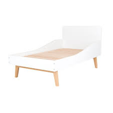 Umbauseiten zum juniorbett passend für die babybetten pellworm, bergamo und helsingborg. Juniorbett Deline De Breuyn Natur Weiss Dezain De