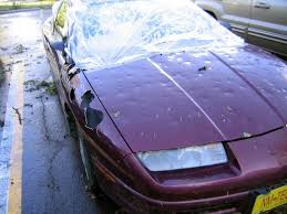 Hail damages cars through sheer force and weight. Can Hail Damage Total My Car