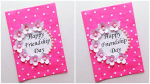 You know you are blessed. Easy Beautiful Handmade Friendship Day Card How To Make Friendship Day Greeting Card Friendship Youtube